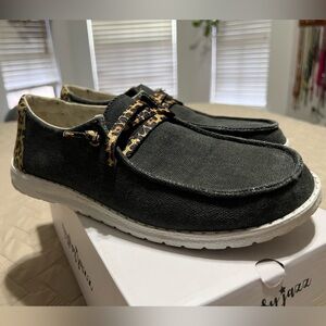 Gypsy Jazz Lyla Loafers - black/leopard